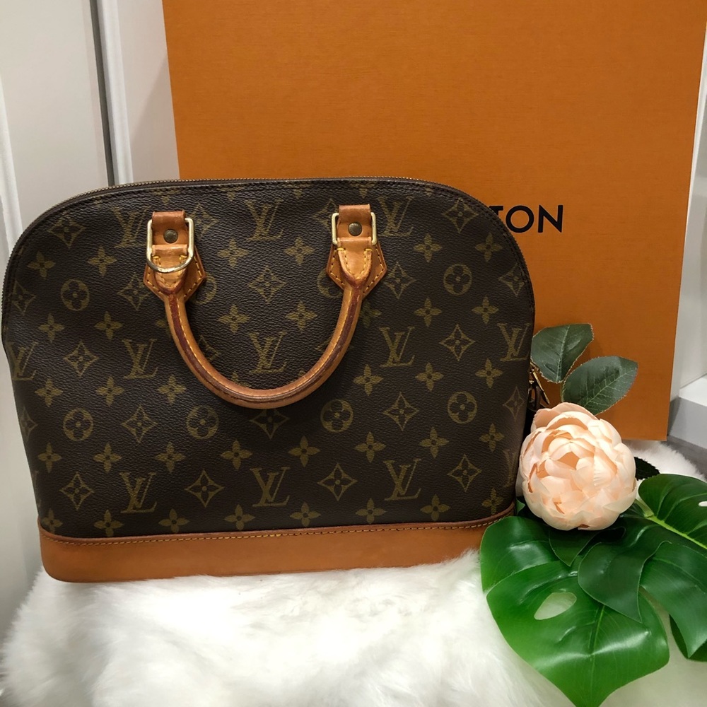 AUTH Louis Vuitton Alma